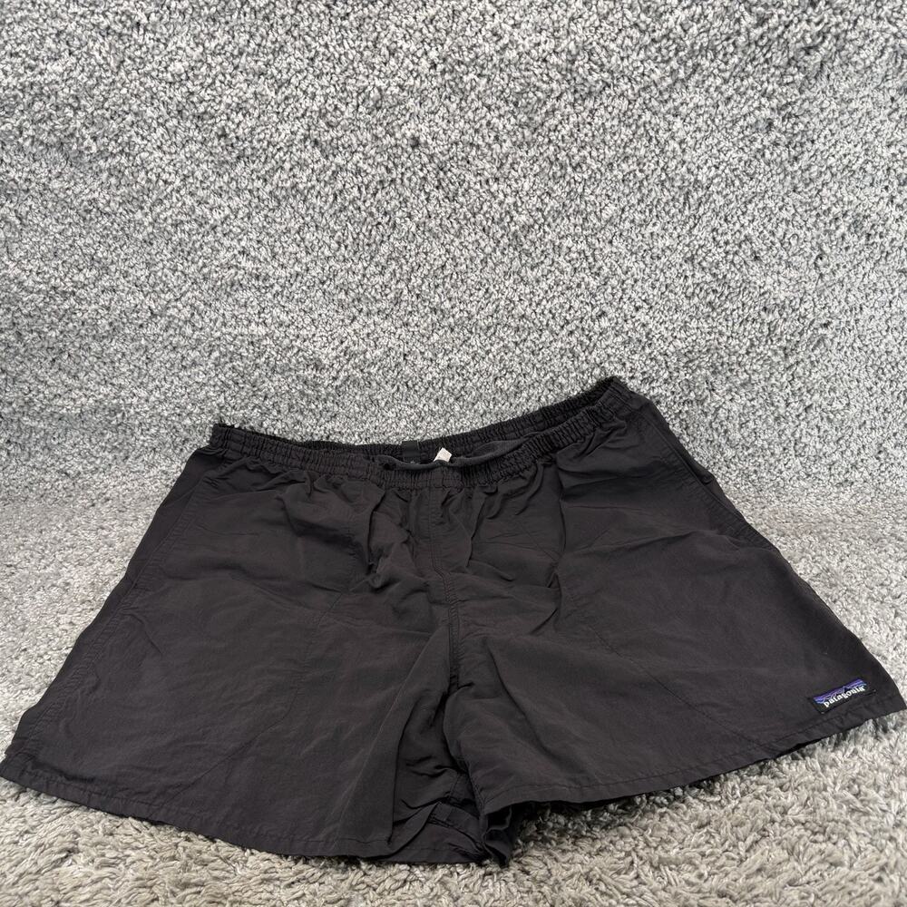 Patagonia Baggies Shorts Mens XXL Black 5” Inseam Lined Swim Hiking Outdoor